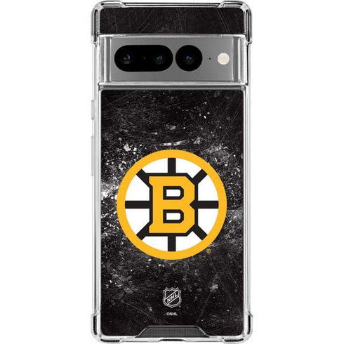 NHL Boston Bruins Iced Google Pixel 7 Pro Clear Case